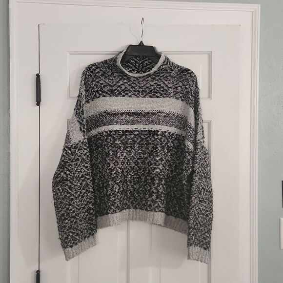 Sweaters - John + Jenn Boxy Cowl Neck Knit Sweater